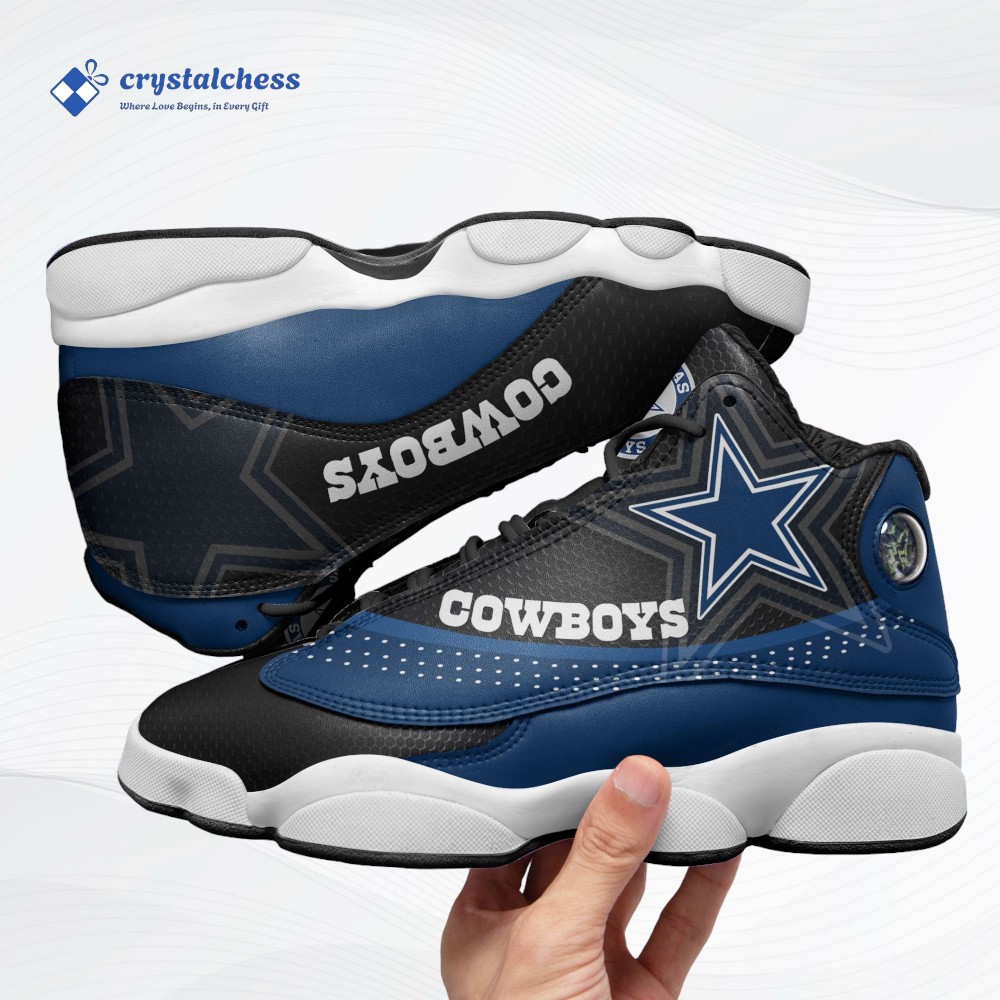 Custom JD 13 Dallas Cowboys Shoes, Perfect Gifts for Cowboys Fans