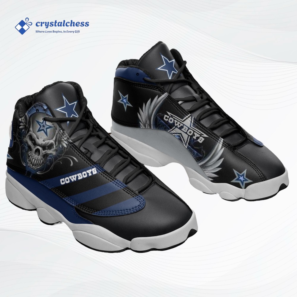 Custom Dallas Cowboys JD 13 Sneakers, Perfect Team Gifts for Cowboys Fans