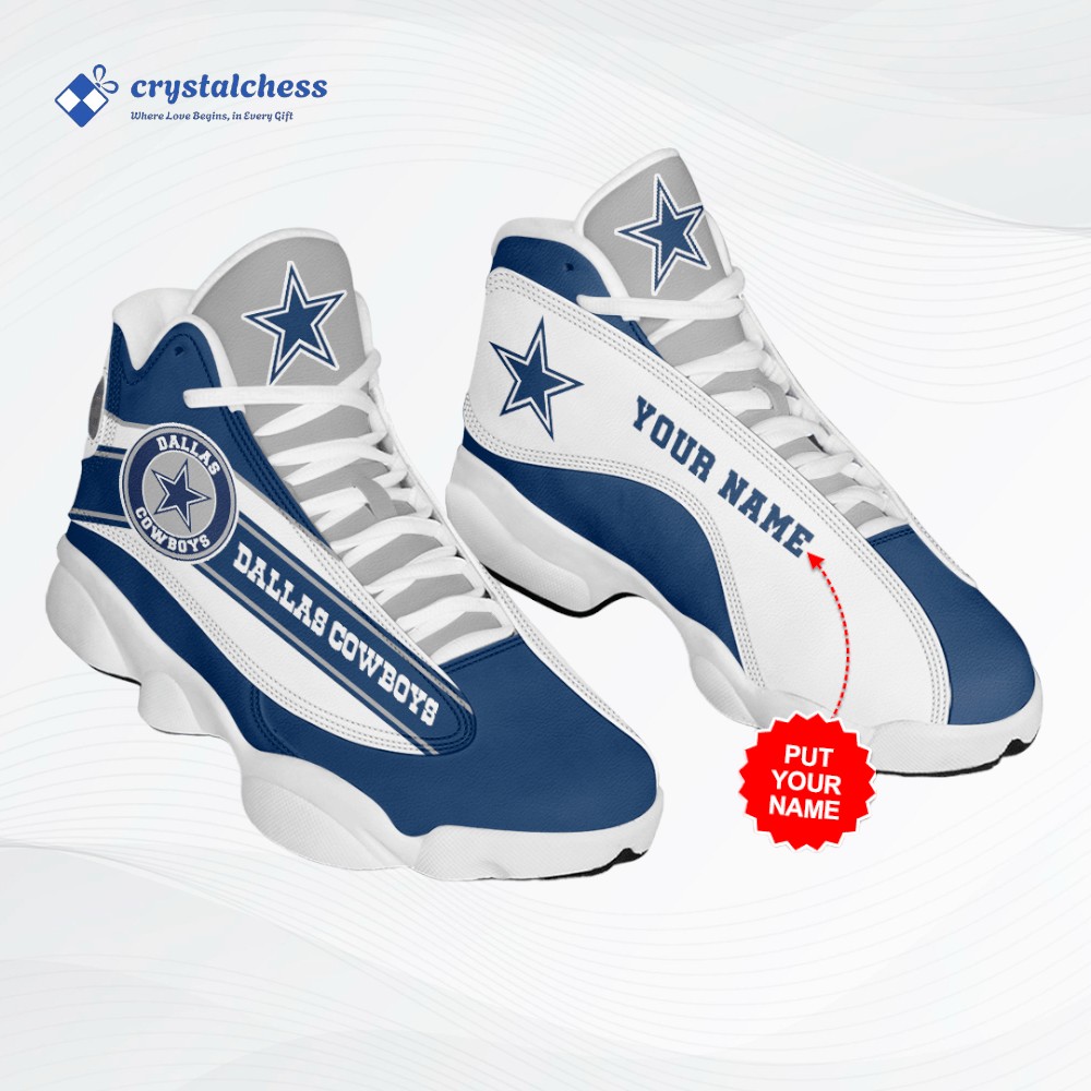 Custom Dallas Cowboys Air Jordan 13 Sneakers: Perfect Gifts for Cowboys Fans